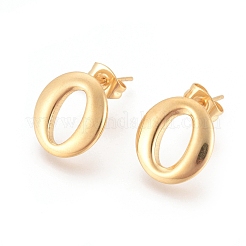 Серьги-гвоздики из нержавеющей стали 304 EJEW-I235-10