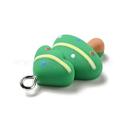 Рождественские подвески из непрозрачной смолы RESI-G043-A05