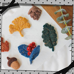 18 шт. 6-х цветная шерстяная ровница своими руками&nbsp;DIY-SP0005-80B