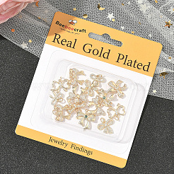 14 шт. 7 стиля латунные подвески с микропаве и кубическим цирконием KK-BBC0020-29