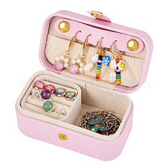 1 шт. шкатулка для украшений из искусственной кожи&nbsp;LBOX-TA0001-01B