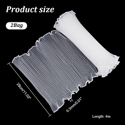 Упаковка для букетов цветов из морщинистого волнистого полиэстера FIND-WH0110-752