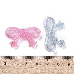 Прозрачные акриловые бусины с УФ-покрытием&nbsp;PACR-D288-16