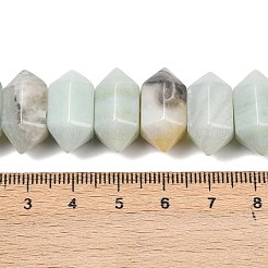 Нити бусин из натурального цветка амазонита с двойными концами G-T142-93