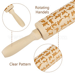 Деревянная скалка AJEW-WH0819-008A