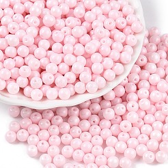 Непрозрачная выпечка окрашены стеклянные бусины DGLA-T004-02F