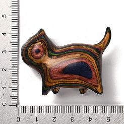 Holzfiguren in Katzenform&nbsp;DJEW-D011-02