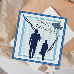 Трафареты для резки углеродистой стали на тему рыбалки DIY-WH0309-1335