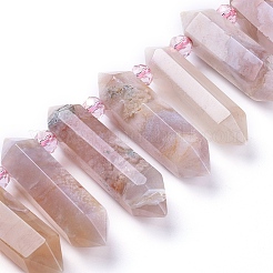 Натуральные вишневые агатовые бусины G-G805-G13