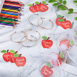 24 шт. 3 стильных железных браслета с узлом&nbsp;BJEW-DC0001-17