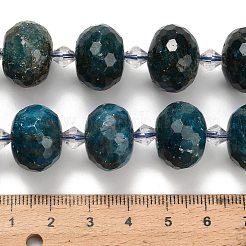 Природного апатита нитей бисера G-L642-I08-18x13mm