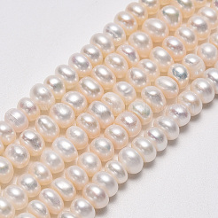 Нити из натурального культивированного пресноводного жемчуга&nbsp;LS-PEAR-Q007-18B