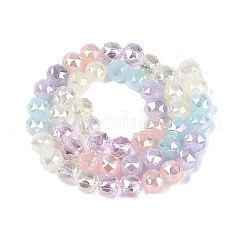 Hilos de cuentas de vidrio opacas y transparentes&nbsp;EGLA-Q135-8MM-A02
