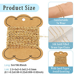 5м латунных звеньев цепи&nbsp;KK-TA0002-45