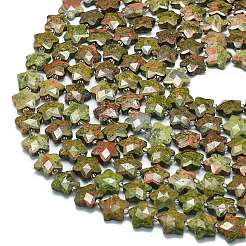 Природные Unakite бисер нитей G-P573-C02-01