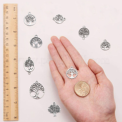 Подвески из сплава в тибетском стиле&nbsp;TIBEP-SC0001-97