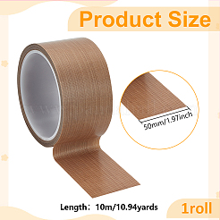 Термостойкая тканевая лента из тефлона и ПТФЭ длиной 10 м. AJEW-WH0314-482D