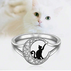 Кольца для пальцев в форме кошки и луны из сплава FS-WG27026-03