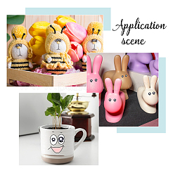 3 комплект из 3-х видов самоклеящихся наклеек из смолы DIY-FH0009-65