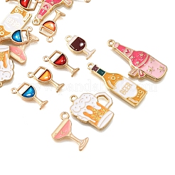 20шт. 8 стиля подвески из сплава и эмали&nbsp;ENAM-FS0002-46