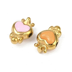 Эмалированные бусины из нержавеющей стали 304 STAS-Z140-12G