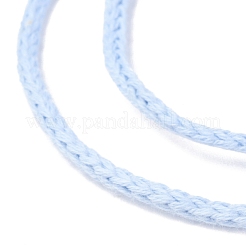 コットン糸  DIYの工芸品について  ギフトラッピングとジュエリー作り  ライトスカイブルー  3mm  約150m /ロール&nbsp;OCOR-F013-05