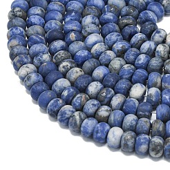 Природный содалит бисер нитей G-P575-A44-8x5mm