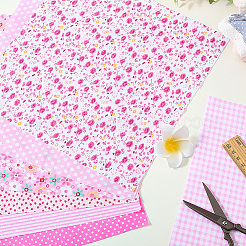 7 шт. хлопчатобумажная ткань с принтом&nbsp;DIY-CY0002-16A