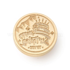 Золотые тона сургучной печати AJEW-U008-02G-23