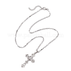 Подвеска в виде креста Иисуса в тибетском стиле из сплава&nbsp;NJEW-JN05418