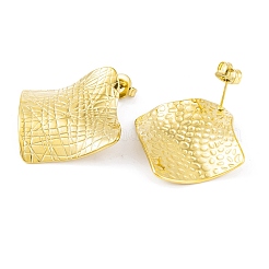 Ионное покрытие (ip) серьги-гвоздики из нержавеющей стали 304 для женщин&nbsp;EJEW-A049-12G