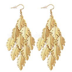 Серьги-подвески из нержавеющей стали 304 EJEW-S253-07C-G