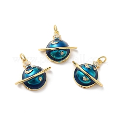 Стойки обшивки латунь микро проложить Циркон подвеску&nbsp;KK-D074-31G