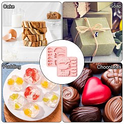 2 шт. розовые силиконовые Молды на тему транспорта для изготовления печенья в стиле «сделай сам»&nbsp;ST-CJ0007-54