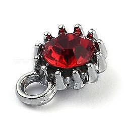 Charms de la aleación de rhinestone de cristal&nbsp;ALRI-B0001-01G