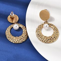 Boucles d'oreilles pendantes en acier inoxydable 304&nbsp;EJEW-K296-09G
