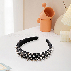 1 Haarband aus Kunstleder für Damen&nbsp;OHAR-CL0001-04B