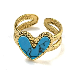 Ионное покрытие (ip) 304 нержавеющая сталь открытые манжетные кольца RJEW-C079-08G