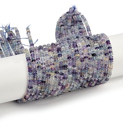 Природных красочные флюорита бисер нитей G-P553-F09-02