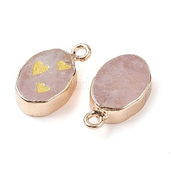 Природного розового кварца подвески G-C102-08D-G