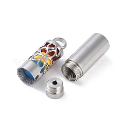 Pendenti apribili in acciaio inox 304 per bottiglie di profumo&nbsp;STAS-D097-12P