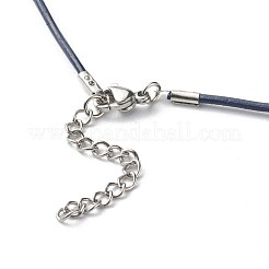 Колье-чокеры из воловьей кожи NJEW-JN03598-01