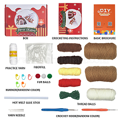 1 Set DIY-Häkelset mit Weihnachtsmotiv für Anfänger&nbsp;DIY-SC0027-78B