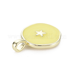 Латунь эмаль подвески KK-Q283-057F-NR