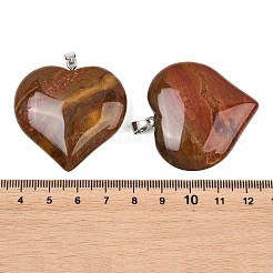 Anhänger aus natürlichem amerikanischem Bildjaspis&nbsp;GG-K002-04Q