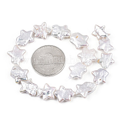 Нити натуральных бусинок из зернистого жемчуга кеши в стиле барокко PEAR-S020-Z03-2