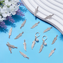 200 pièces pendentifs en alliage de style tibétain&nbsp;FEAT-UN0001-01AS