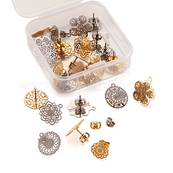 Фурнитура для сережек-гвоздиков из нержавеющей стали 304&nbsp;STAS-TA0004-31