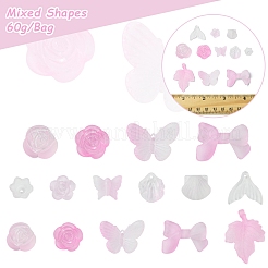 60 г прозрачных акриловых бусин OACR-FS0001-90A