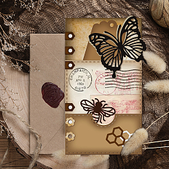 Углеродистая сталь разрезает трафареты DIY-WH0309-1063